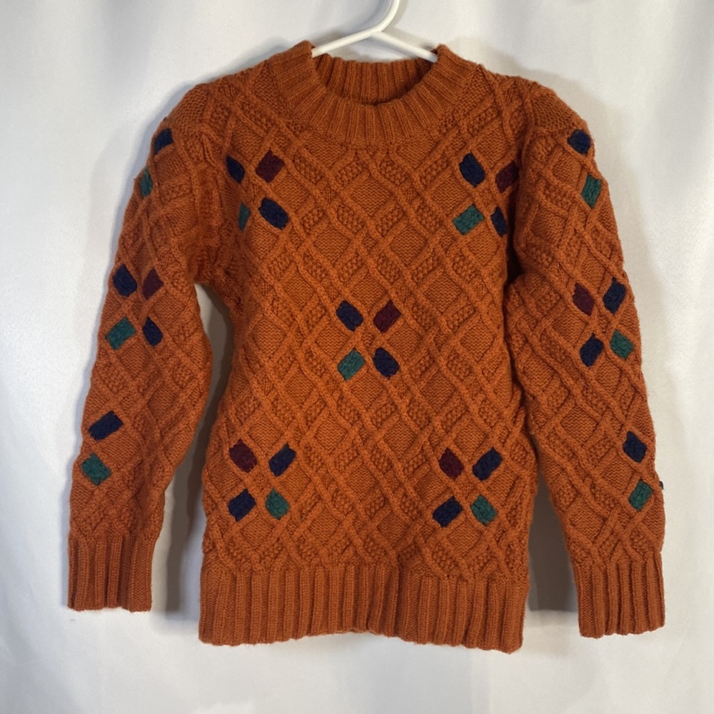 ZARA kids limited edition wool blend sweater sz 6/7